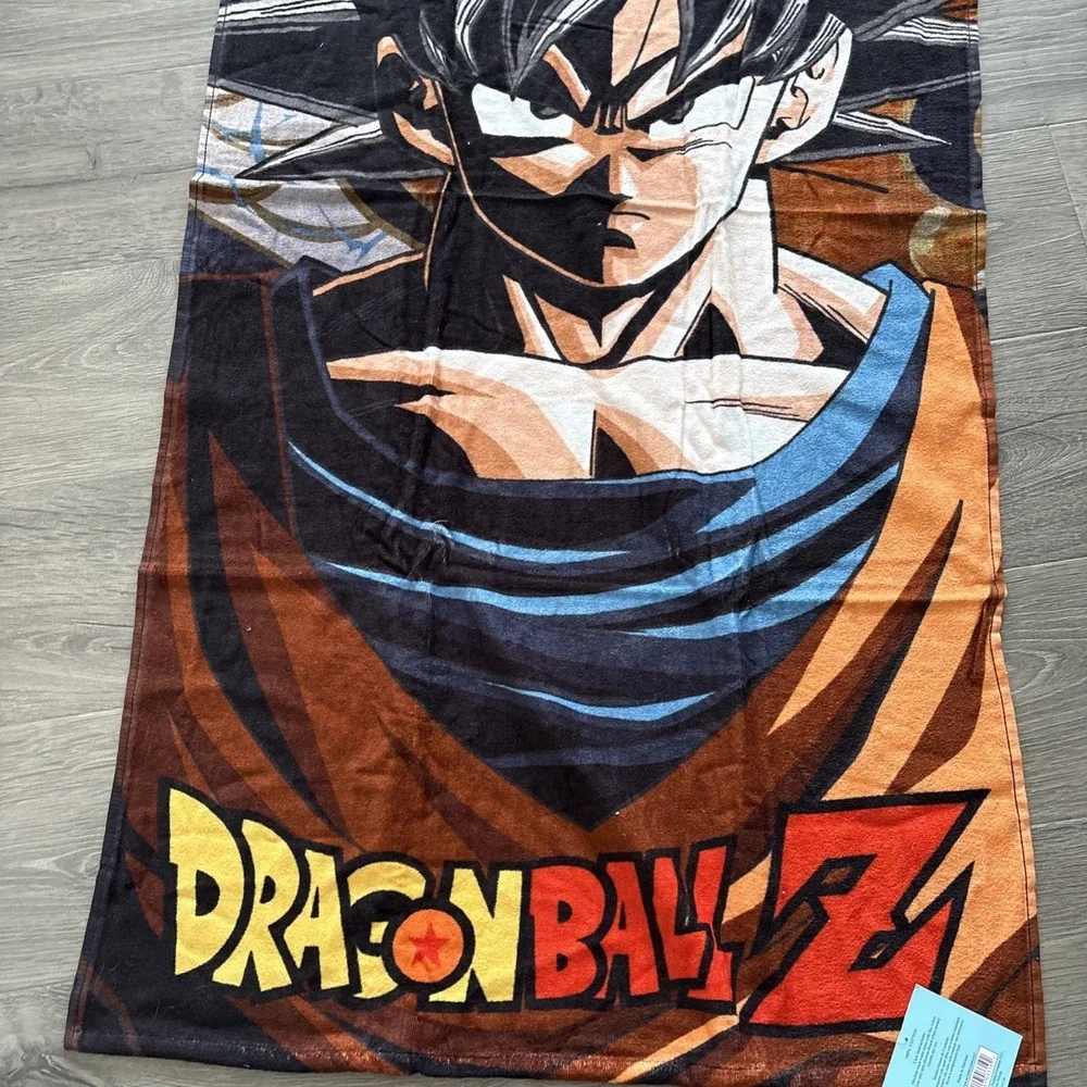Dragonball Z Goku Beach Towel Anime character cotton